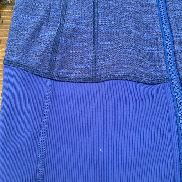 Women's Blue Zip-Up Hoodie - Picture 2 of 16